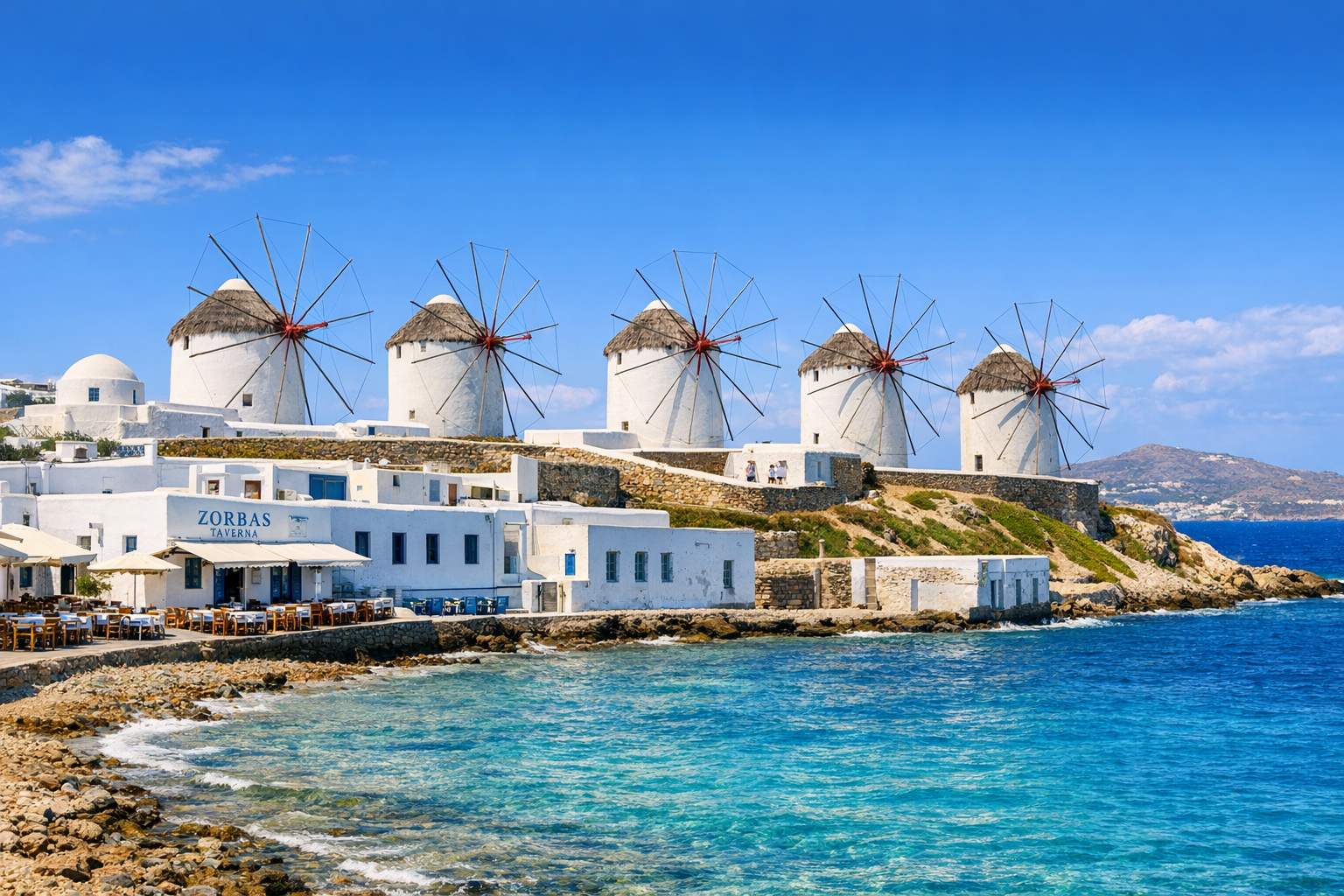 Ανεμόμυλοι στη Μύκονο